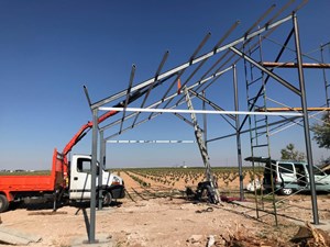 Estructura de Panel Solar Energía Renovable